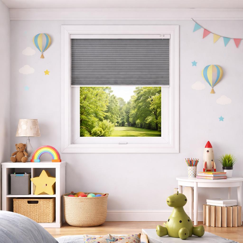 Grey Honeycomb Blinds